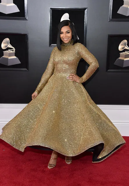 Recording artist Ashanti attends the 60th Annual GRAMMY Awards at Madison Square Garden on January 28, 2018 in New York City. (Photo by John Shearer/Getty Images)