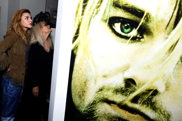 Kurt Cobain's daughter Frances Bean Cobain attends the opening of “Growing Up Kurt” exhibition featuring personal items of Nirvana frontman Kurt Cobain at the museum of Style Icons in Newbridge, Ireland, July 17, 2018. (Photo by Clodagh Kilcoyne/Reuters)