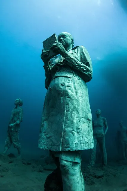 A figure from the Rubicon. (Photo by Jason deCaires Taylor)