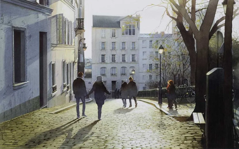 Watercolor Paintings by Thierry Duval