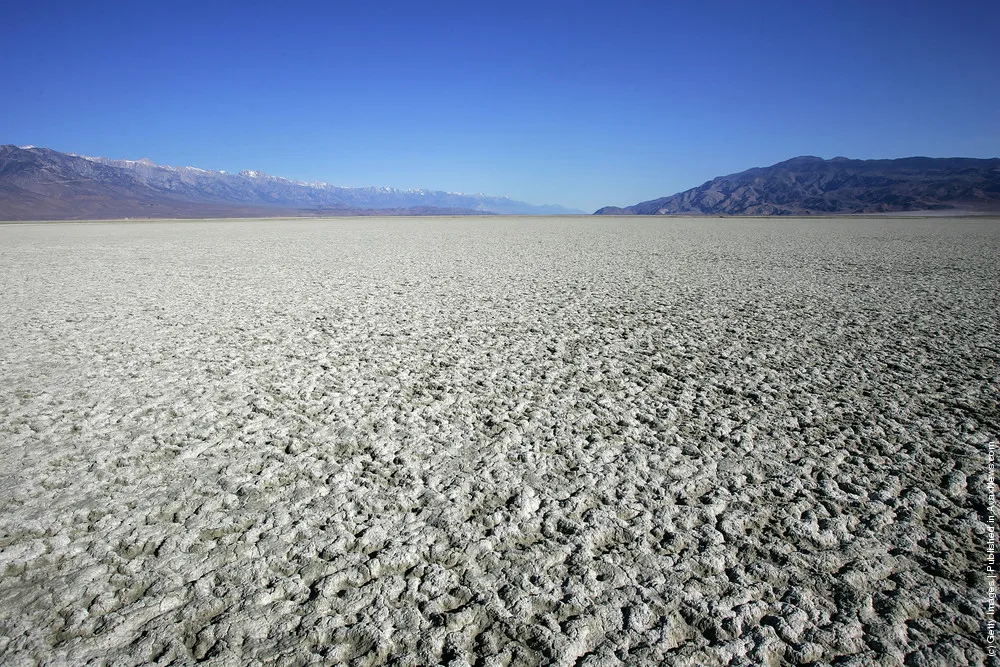 Landscapes Of Owens River And Owens Lake