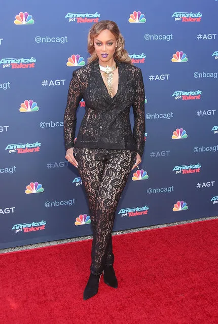Tyra Banks attends NBC's “America's Got Talent” Season 12 Kickoff at the Pasadena Civic Auditorium on March 27, 2017 in Pasadena, California. (Photo by Jesse Grant/Getty Images)