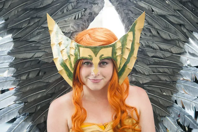 Jaclyn Rene Cass poses for a photo during day two of the 2015 San Diego Comic-Con International, Friday, July 10, 2015, in San Diego. (Photo by Kevin Sullivan/The Orange County Register via AP Photo)