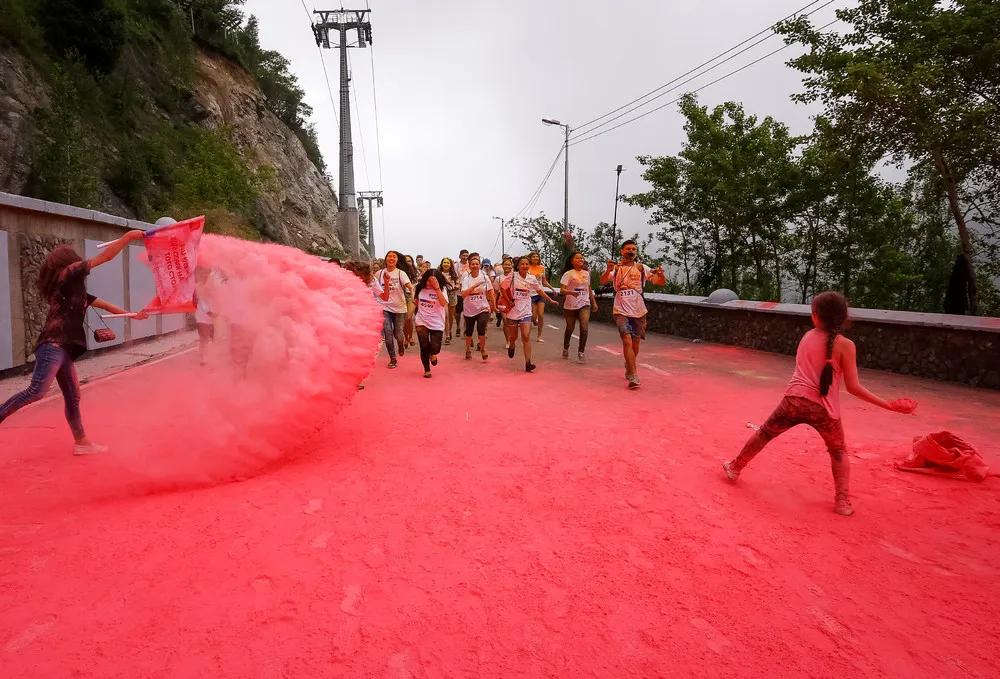 Colour Run Race in Kazakhstan