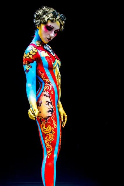 World Bodypainting Festival 2014. Photographed July 4th in Poertschach am Woerthersee, Austria. (Photo by Jan Hetfleisch/Getty Images)