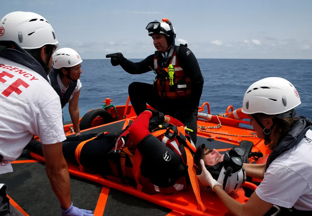 Rescue in the Mediterranean Sea