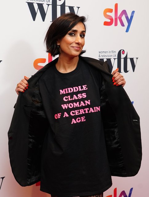 British radio presenter Anita Rani attends the Sky Women in Film and Television Awards at London Hilton Park Lane on Friday, December 6, 2024. (Photo by Ian West/PA Images via Getty Images)