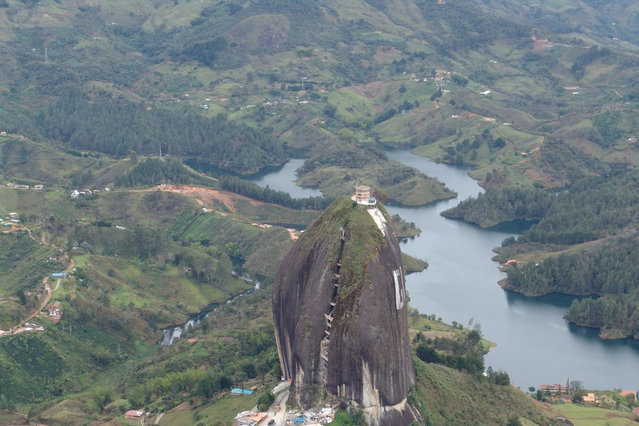 Guatape Rock In Colombia