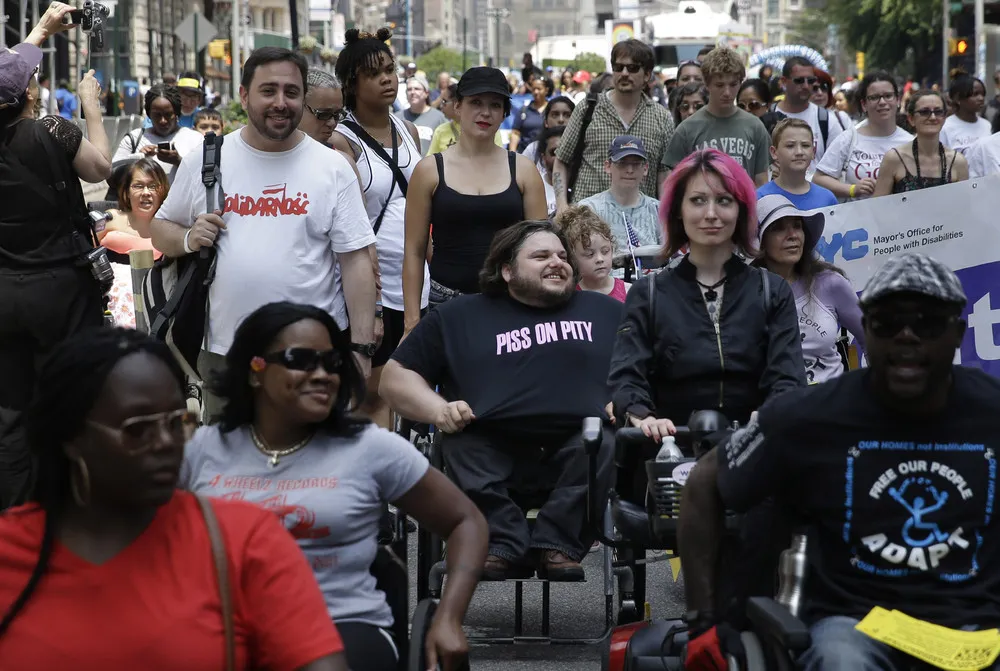 The Disability Pride Parade in New York