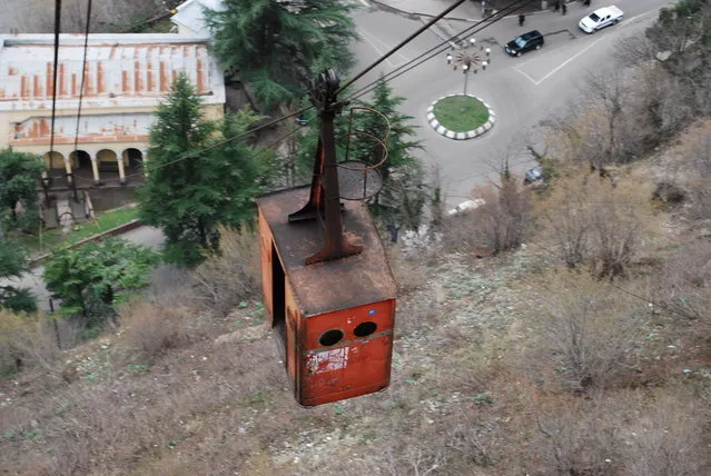 Katskhi Pillar In Georgia