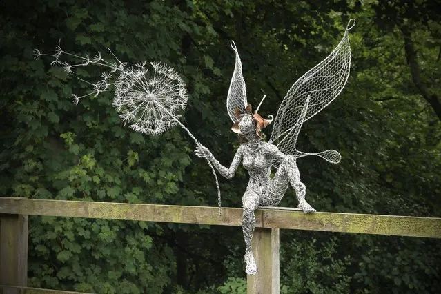 Fantasy Wire Fairies Sculptures By Robin Wight