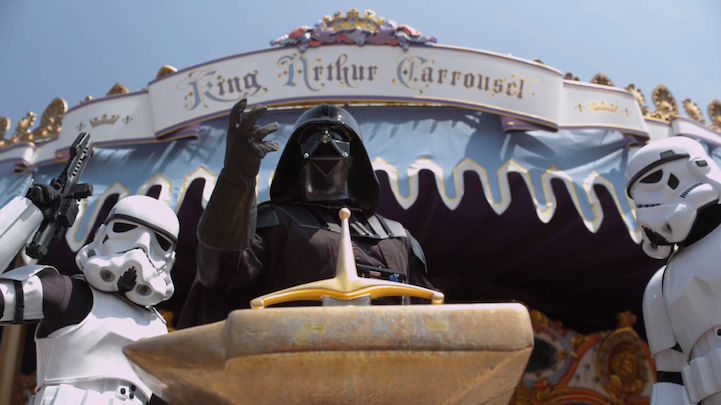 Darth Vader in Disneyland