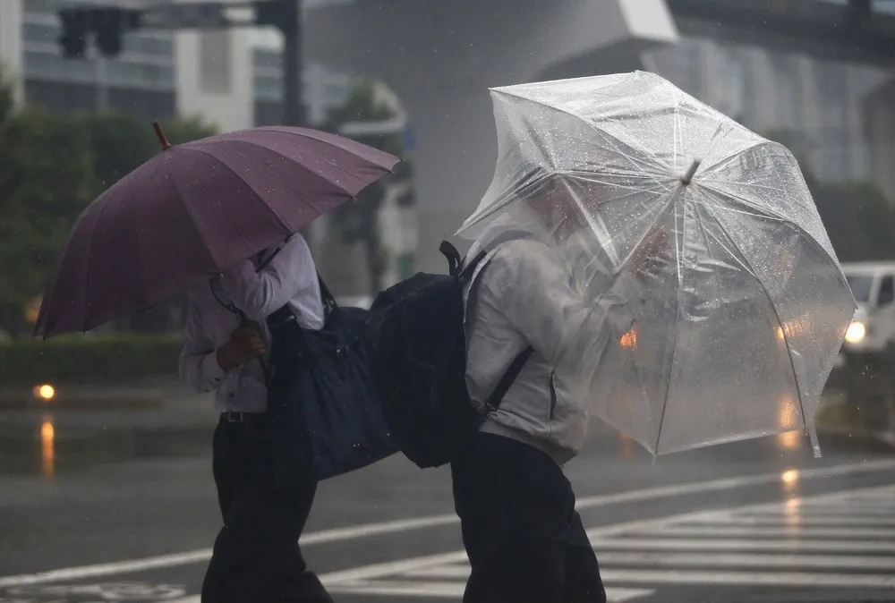 Typhoon Phanfone Slams Japan
