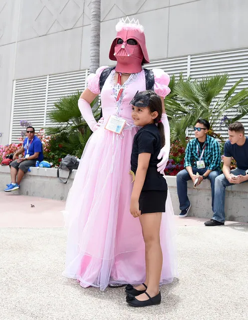 Fans dressed in cosplay attend Comic-Con International 2015 on July 10, 2015 in San Diego, California. (Photo by Jason Merritt/Getty Images)