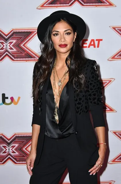 Nicole Scherzinger during The X Factor series 14 red carpet press launch at Picturehouse Central on August 30, 2017 in London, England. (Photo by Nils Jorgensen/Rex Features/Shutterstock)