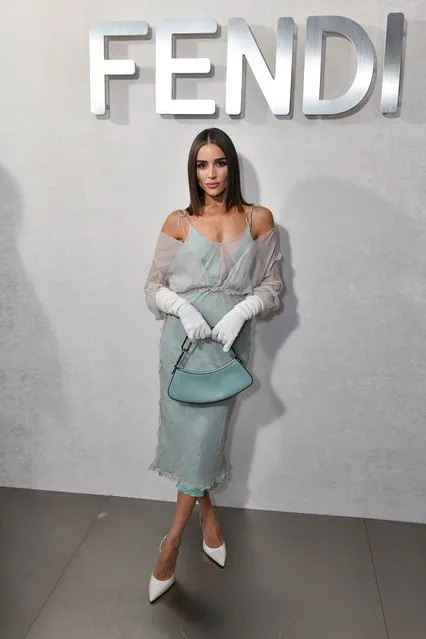American model Olivia Culpo attends the FENDI 25th Anniversary of the Baguette at Hammerstein Ballroom on September 09, 2022 in New York City. (Photo by Craig Barritt/Getty Images for FENDI)