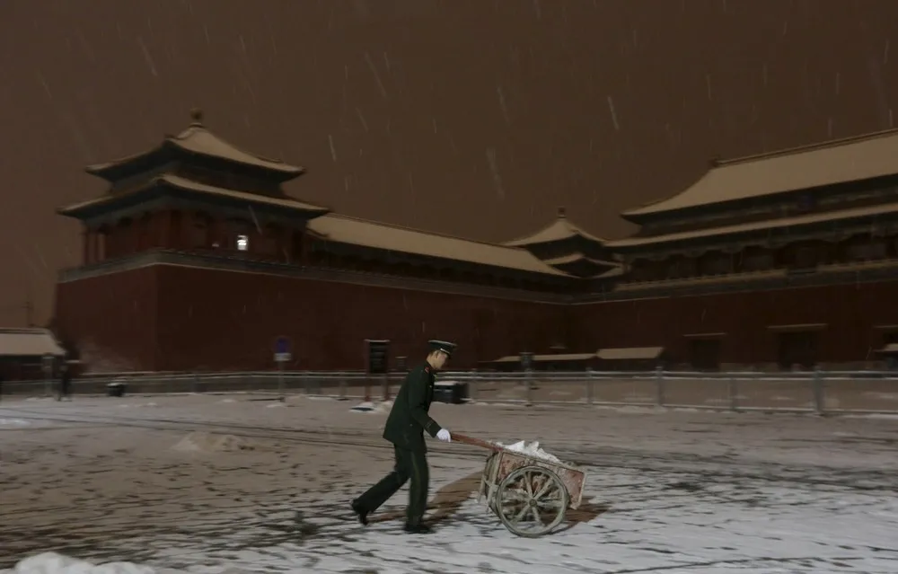 Snowfall in China