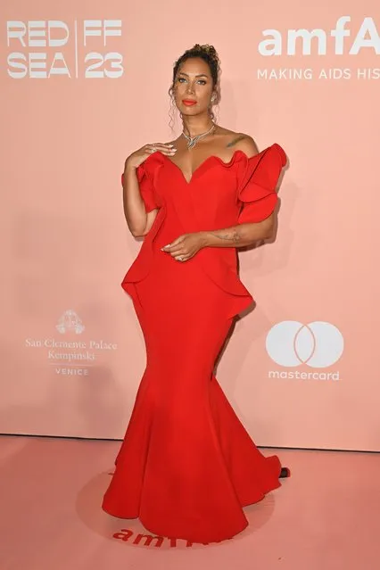British singer-songwriter Leona Lewis attends the amfAR Gala Venezia 2023 presented by Mastercard and Red Sea International Film Festival on September 03, 2023 in Venice, Italy. (Photo by Kristy Sparow/Getty Images)
