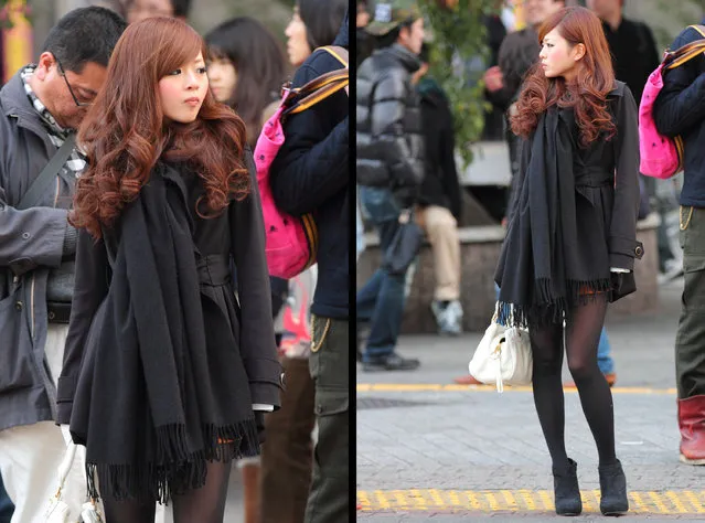 “She sure looks like me”. Shibuya, 2012. (Asian (Street) Impressions)