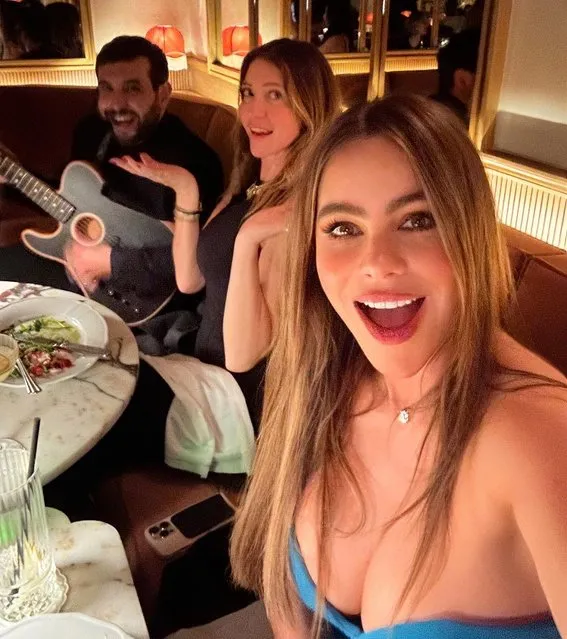 Colombian-American actress and TV personality Sofía Vergara and her friends have a late-night party in Paris early October 2023. (Photo by Sofiavergara/Instagram)