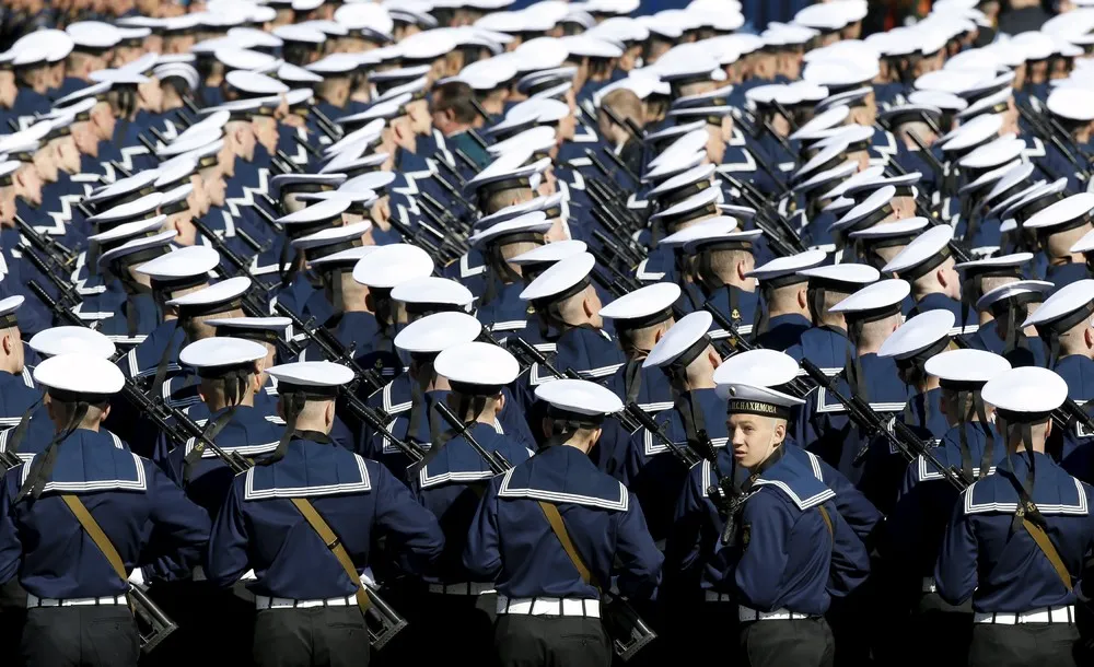 Dress Rehearsal of Parade in Moscow