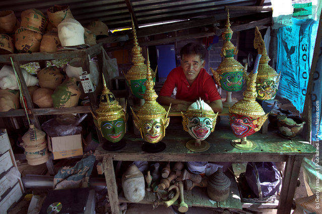 Traditional Thai Khon Masks