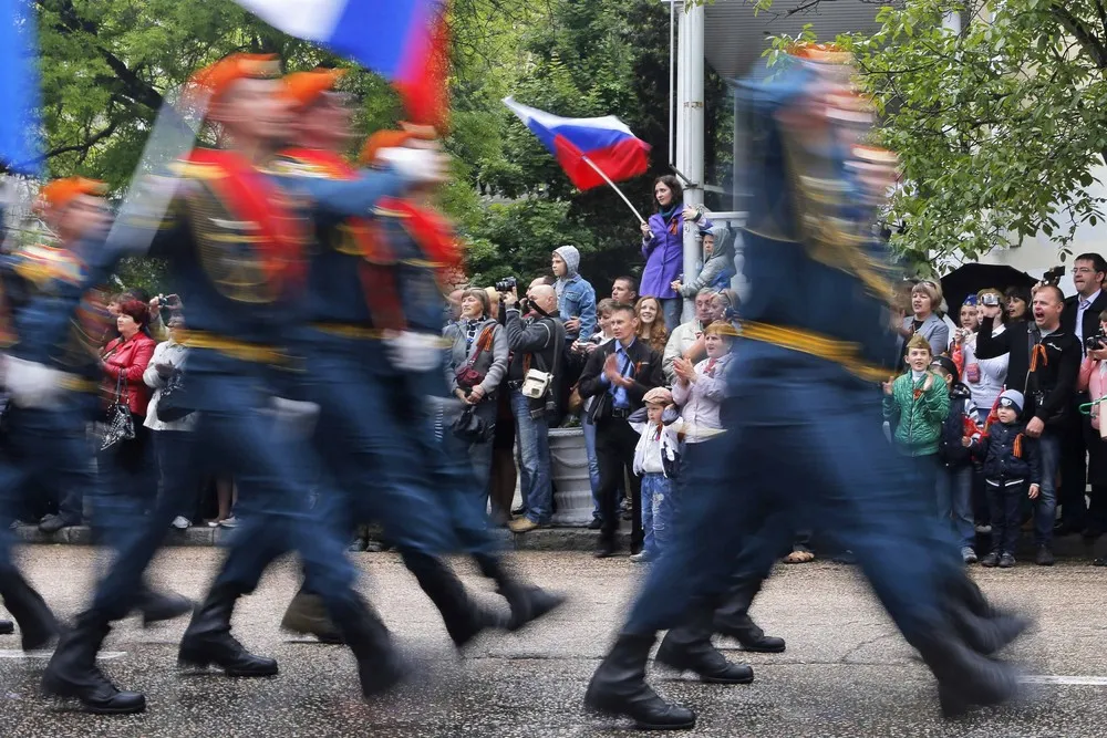 Russia and Ukraine Celebrates the Victory Day