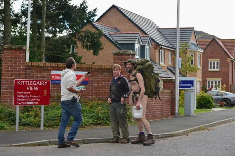 Naked Rambler Stephen Gough Makes His Way South Following Release From Saughton Prison