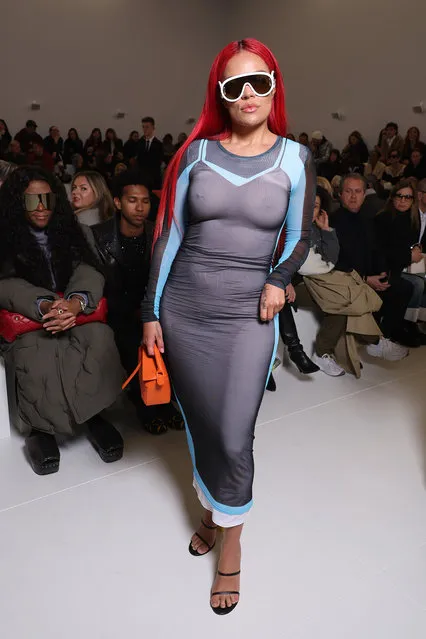 Colombian singer and songwriter Karol G attends the Loewe Womenswear Fall Winter 2023-2024 show as part of Paris Fashion Week on March 03, 2023 in Paris, France. (Photo by Pascal Le Segretain/Getty Images for Loewe)
