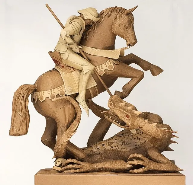 Cardboard Sculptures By Chris Gilmour