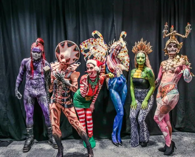 The Prosthetic Event in its eight year for people passionate about prosthetics, makeup, FX and mad about media and curious about creatures and wonderful body painting in Coventry, United Kingdom on November 20, 2022. (Photo by Paul Quezada-Neiman/Alamy Live News)