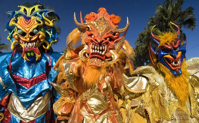 Costumed devils, part of the Dominican Republic's Carnival. (Photo by Dominican Republic Ministry of Tourism /The Atlantic)