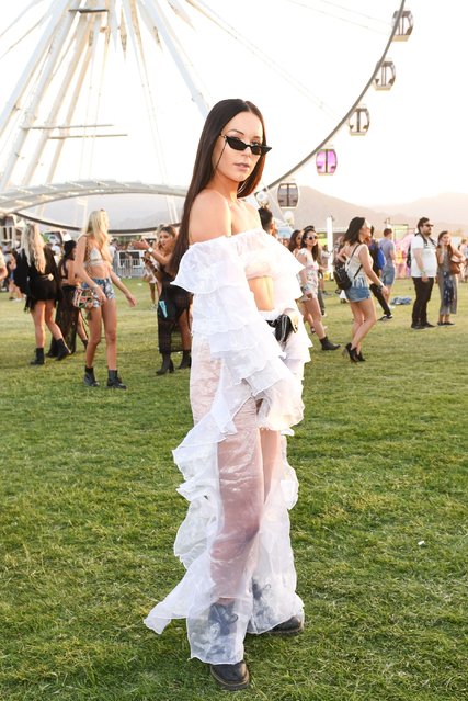 Festivalgoer attends the 2018 Coachella Valley Music And Arts Festival Weekend 1 at the Empire Polo Field on April 14, 2018 in Indio, California. (Photo by Frazer Harrison/Getty Images for Coachella)