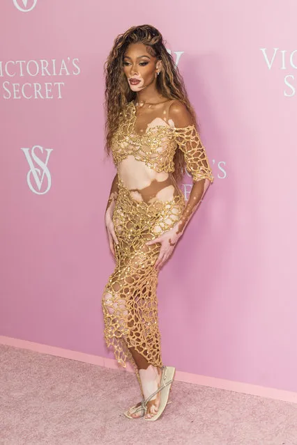 Canadian fashion model Winnie Harlow attends Victoria's Secret celebrates The Tour '23 at Hammerstein Ballroom on September 06, 2023 in New York City. (Photo by Gotham/WireImage)