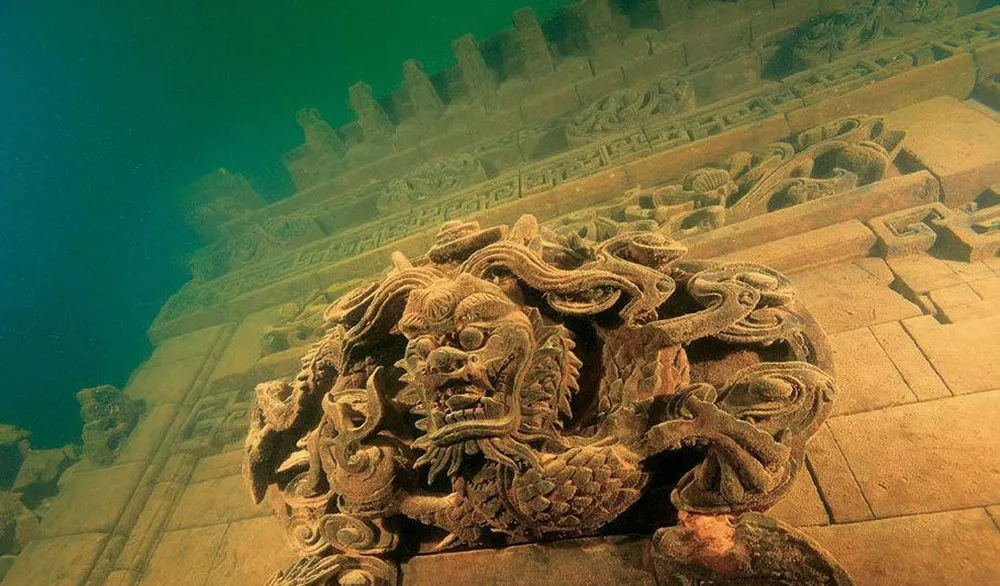 Lost City Shicheng Found Underwater in China