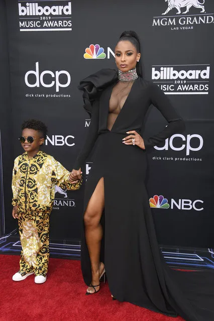 (L-R) Future Zahir Wilburn and Ciara attend the 2019 Billboard Music Awards at MGM Grand Garden Arena on May 01, 2019 in Las Vegas, Nevada. (Photo by Frazer Harrison/Getty Images)