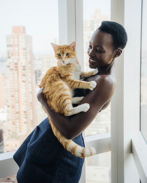 Kenyan-Mexican actress Lupita Nyong’o in the last decade of June 2024 felines fine as long as her cat Yoyo is by her side. (Photo by Lupita Nyong’o/Instagram)