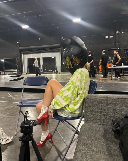 American singer and actress Sabrina Carpenter in the second decade of September 2024 gets ready for tour. (Photo by sabrinacarpenter/Instagram)