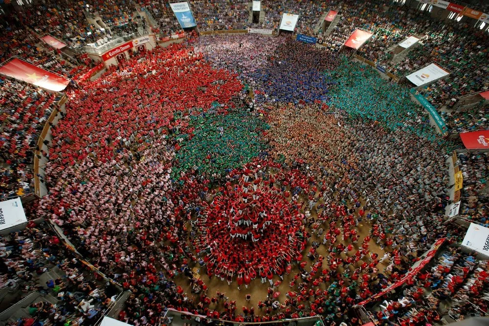 Spanish Human Towers