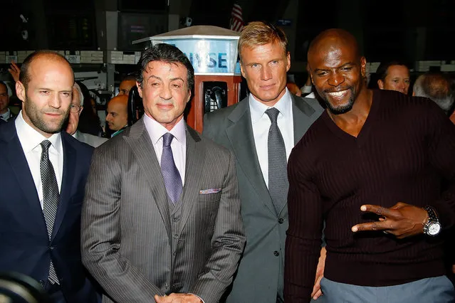 Terry Crews Rips Off His Shirt For  New York Stock Exchange