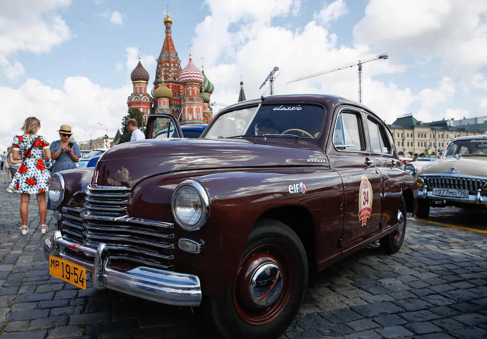 Vintage Cars on Show at Moscow Rally 2019