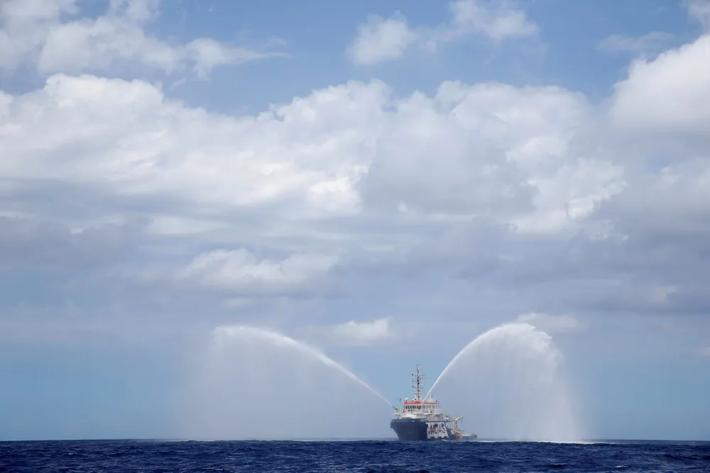 Rescue in the Mediterranean Sea