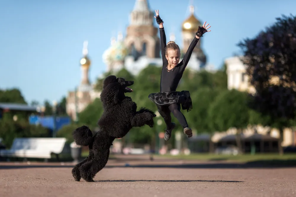 Ballet Dancing with Canine Friends