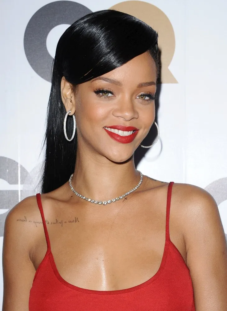 Rihanna Arrives at the GQ Men Of The Year Party