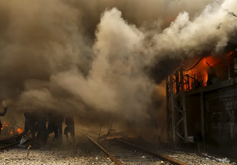 Fire in Jakarta’s Slums