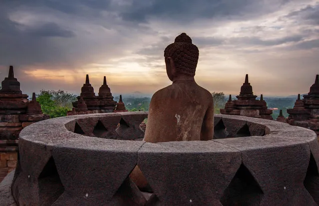 Shortlisted. Buddha of Borobudur in Java, Indonesia, by Sirsendu Gayen. (Photo by Sirsendu Gayen/The Guardian)