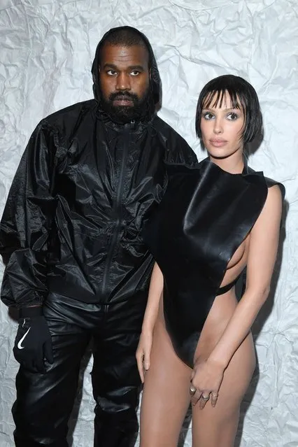American rapper Kanye West and Bianca Censori attend the Marni Fall/Winter 2024 Fashion Show during the Milan Fashion Week – Womenswear Fall/Winter 2024-2025 on February 23, 2024 in Milan, Italy. (Photo by Alessandro Levati/Getty Images for Marni Srl)