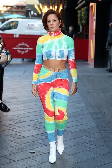 Halsey seen arriving at Capital Breakfast Radio Studios on November 08, 2019 in London, England. (Photo by Neil Mockford/GC Images)
