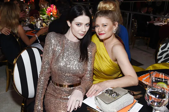 Michelle Trachtenberg and Emilie de Ravin attend the 28th Annual Elton John AIDS Foundation Academy Awards Viewing Party sponsored by IMDb, Neuro Drinks and Walmart on February 09, 2020 in West Hollywood, California. (Photo by Jamie McCarthy/Getty Images for EJAF)