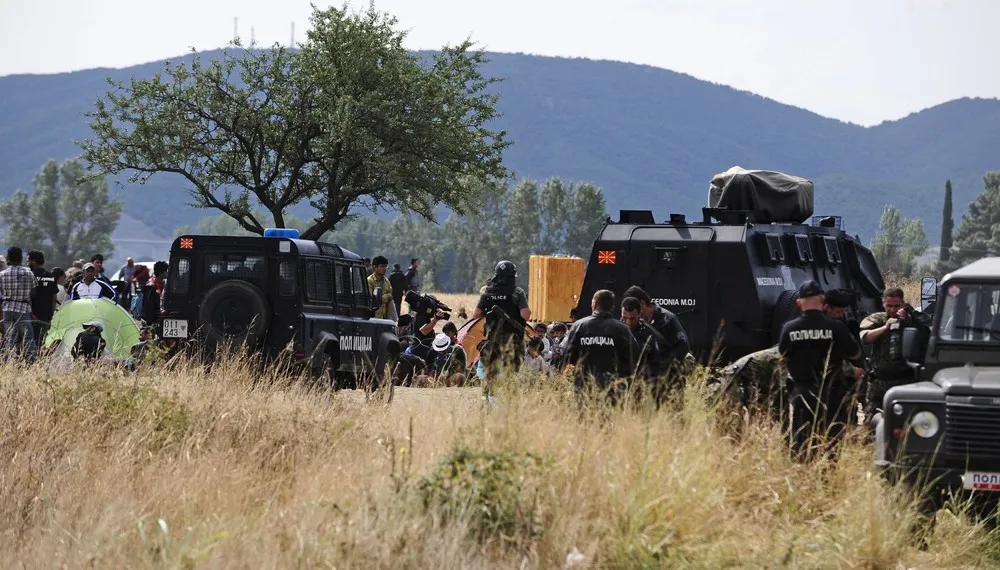 Crush at Macedonian Border